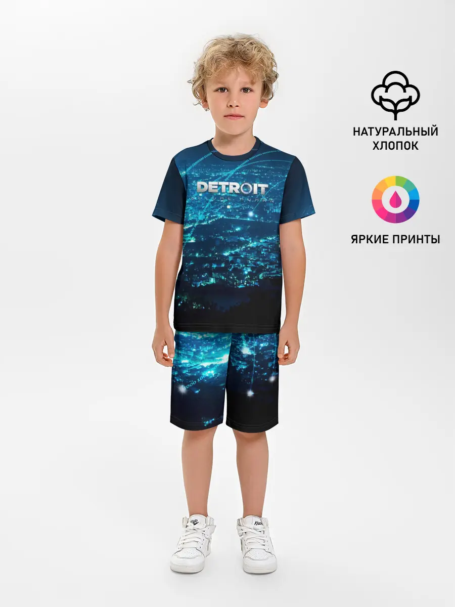 Детская пижама с шортами / Detroit:become human