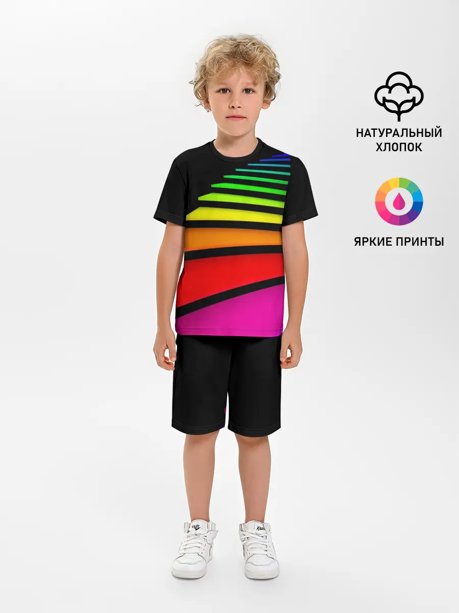 Детская пижама с шортами / Лестница