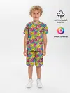 Детская пижама с шортами / Лето. Ягоды. Фрукты