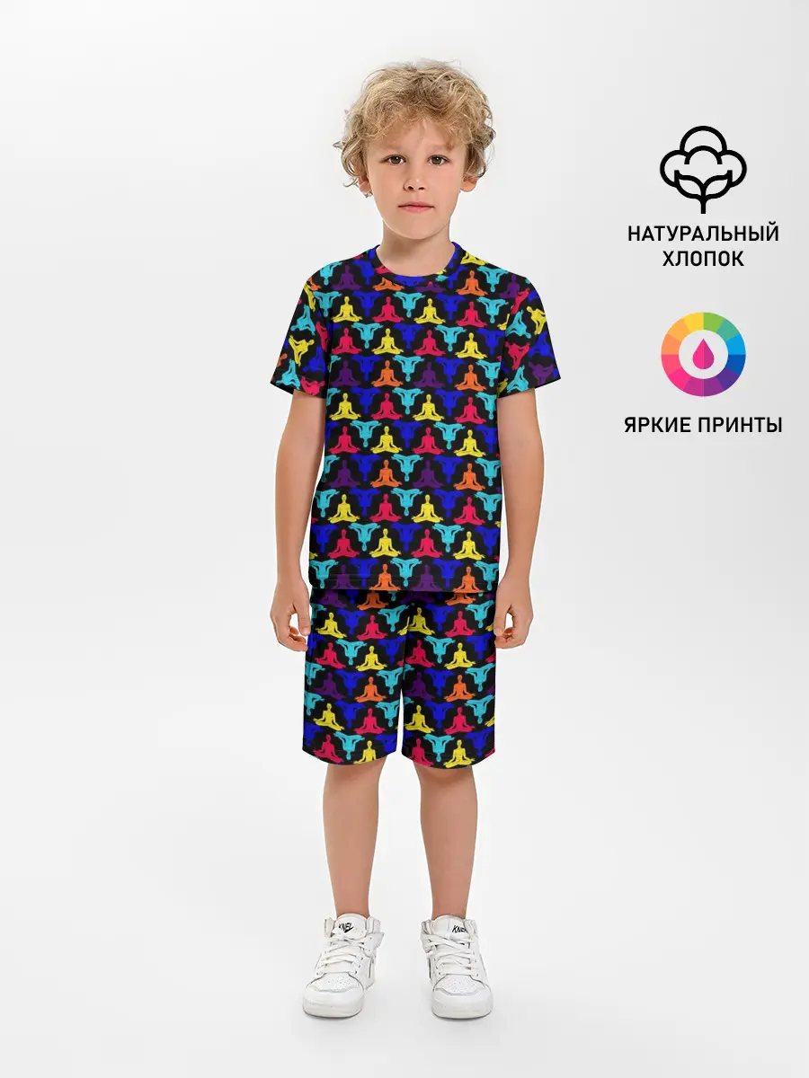 Детская пижама с шортами / Йога