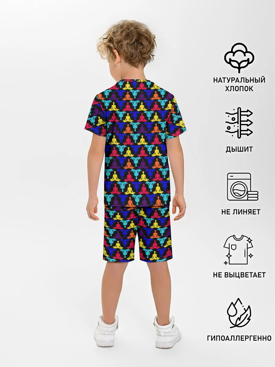 Детская пижама с шортами / Йога