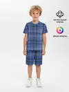 Детская пижама с шортами / Шотландка | Tartan