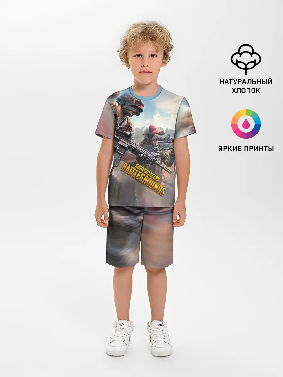 Детская пижама с шортами / Королевская битва | ПУБГ