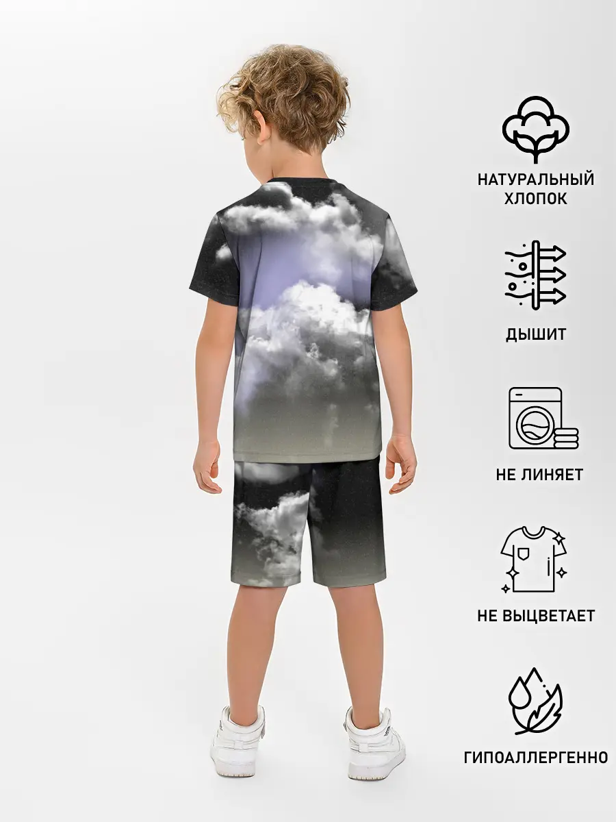 Детская пижама с шортами / Cloudy Night