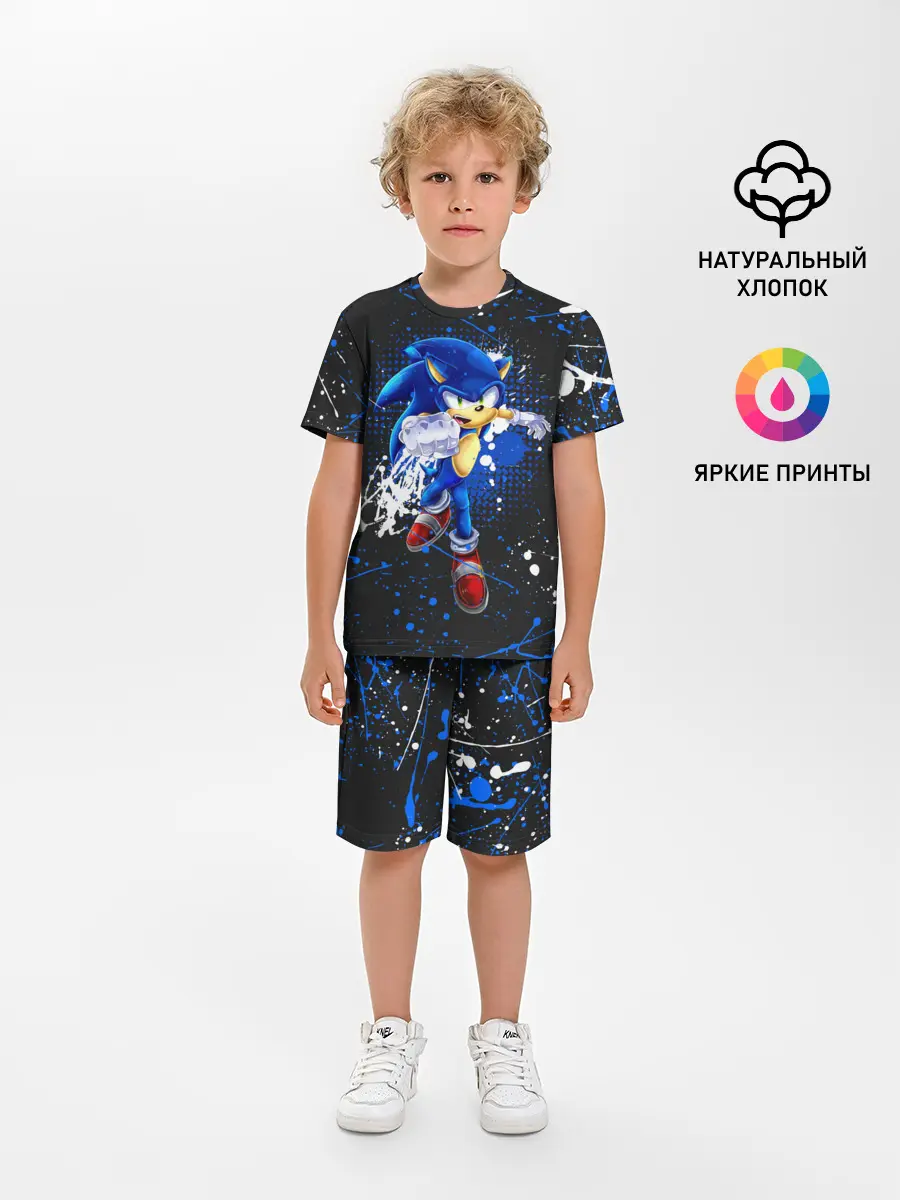 Детская пижама с шортами / SONIC