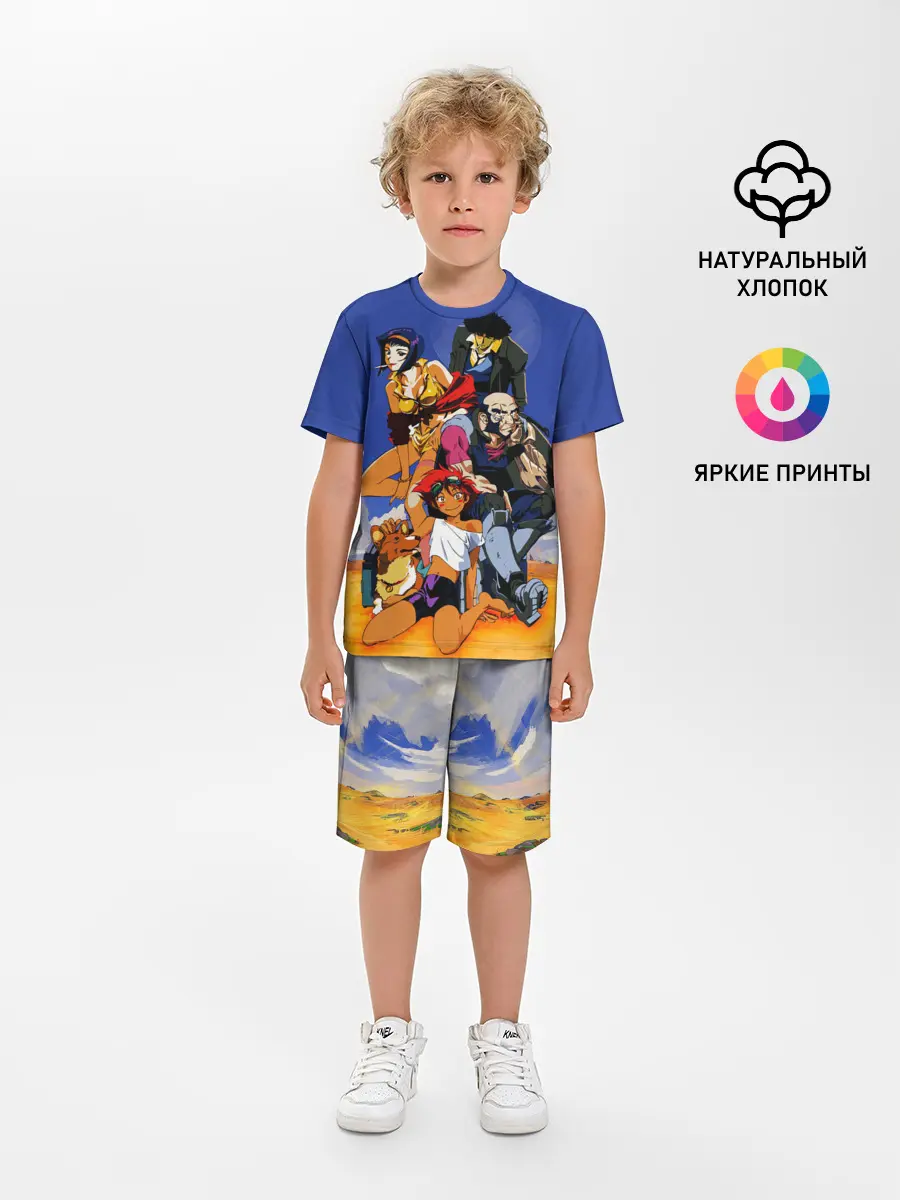 Детская пижама с шортами / Cоwboy ALL