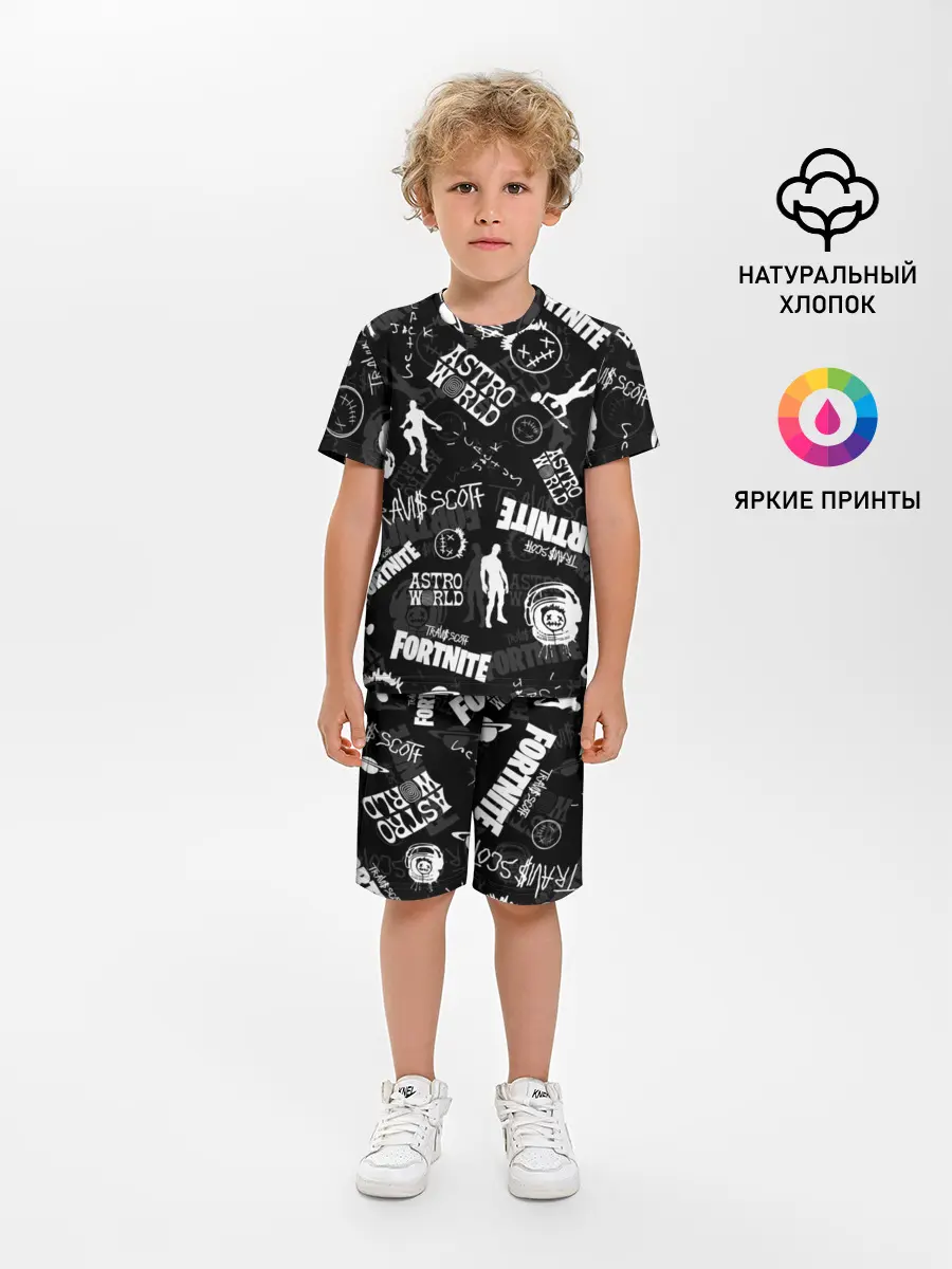 Детская пижама с шортами / TRAVIS SCOTT+FORTNITE