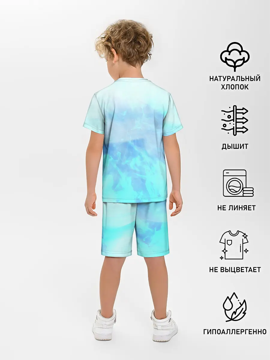 Детская пижама с шортами / Гань Юй | Ganyu | Геншин Импакт