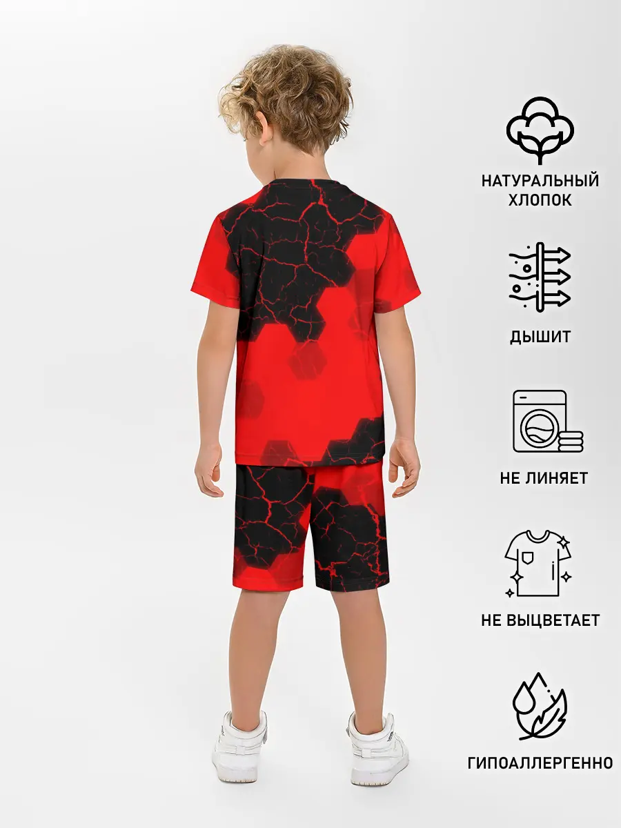 Детская пижама с шортами / AMONG US / АМОНГ АС