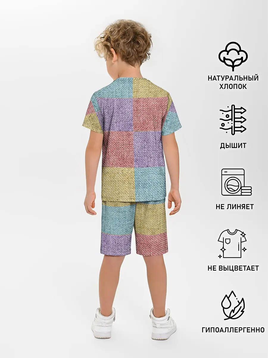 Детская пижама с шортами / Patchwork