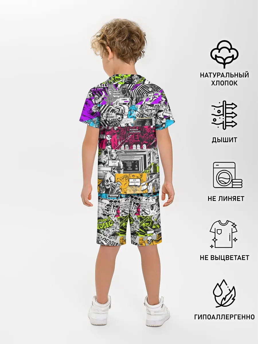 Детская пижама с шортами / Watch Dogs