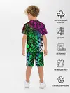 Детская пижама с шортами / Стена граффити