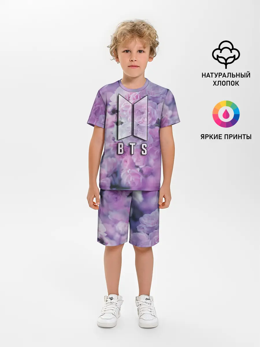 Детская пижама с шортами / BTS