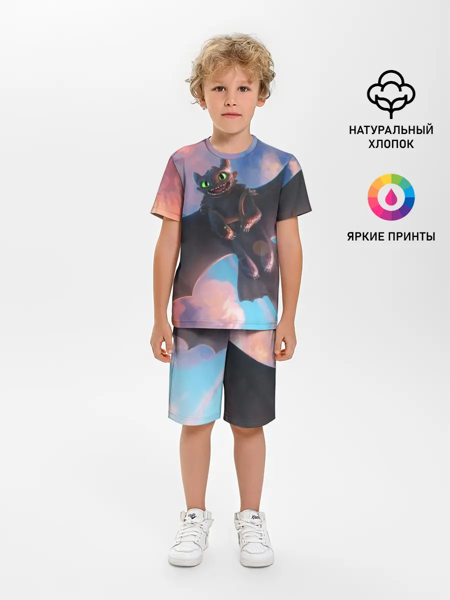 Детская пижама с шортами / Беззубик