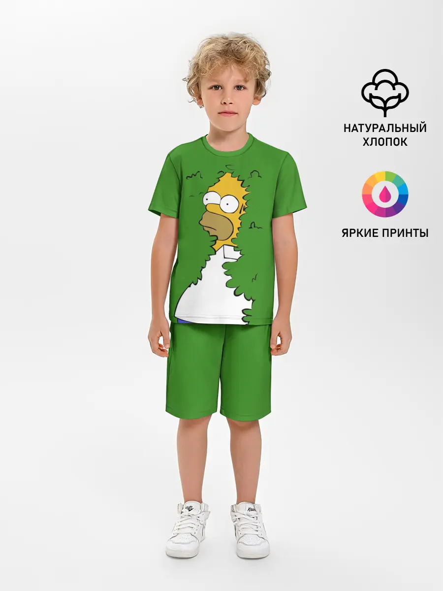 Детская пижама с шортами / Мем с Гомером