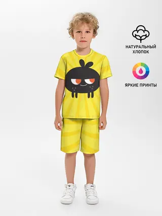 Детская пижама с шортами / Toca Boca Yellow