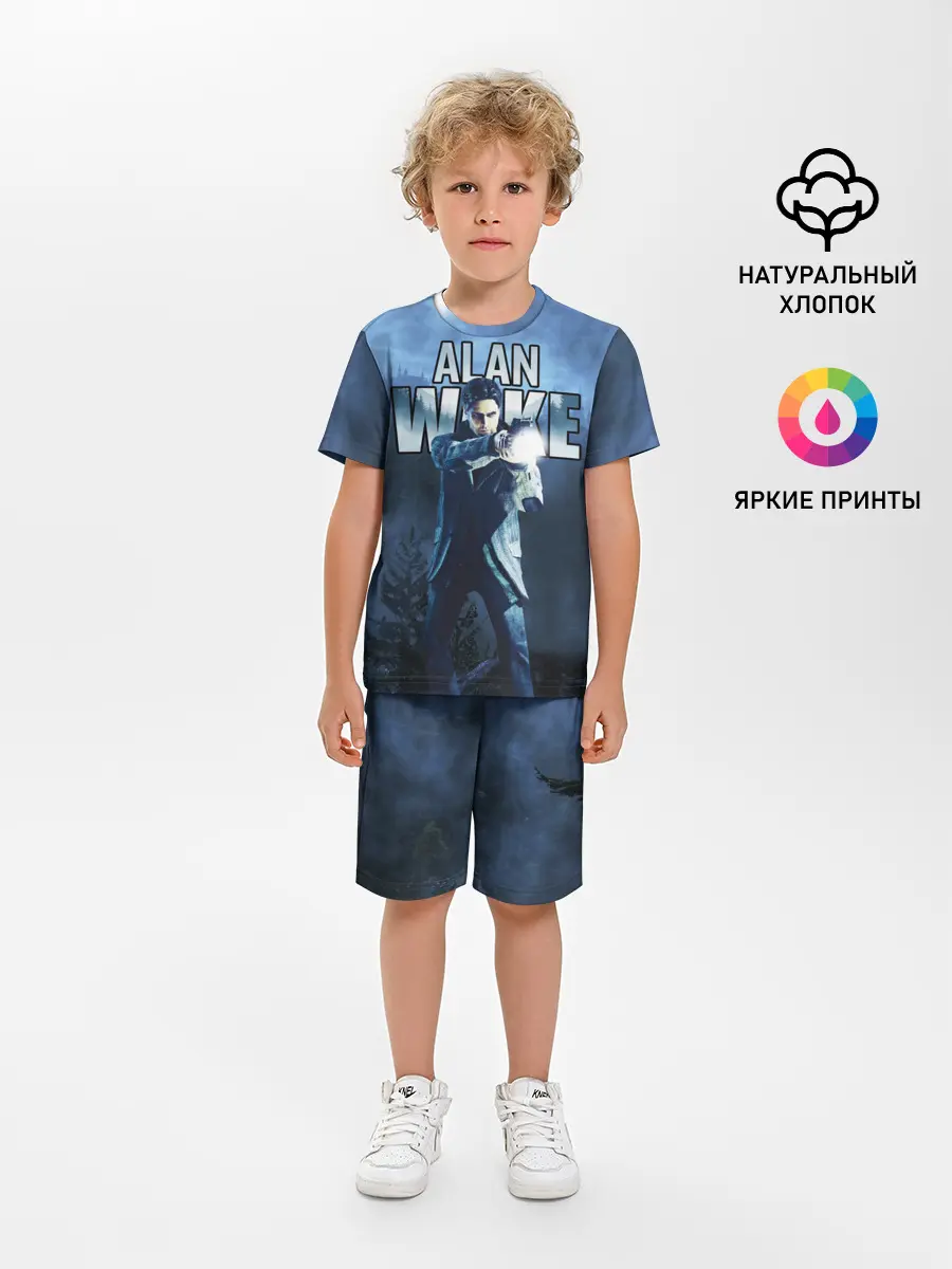 Детская пижама с шортами / Alan Wake / Алан Уэйк