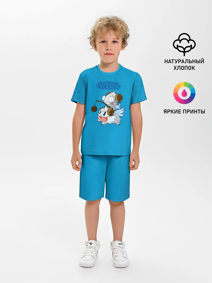 Детская пижама с шортами / Invader Poro Pix