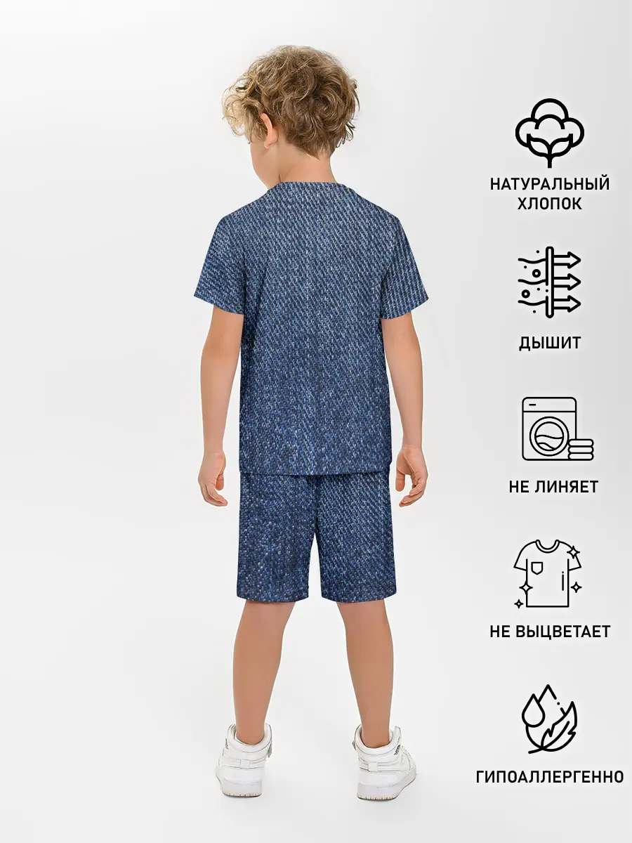 Детская пижама с шортами / Джинса