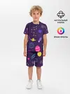 Детская пижама с шортами / Космический пейзаж