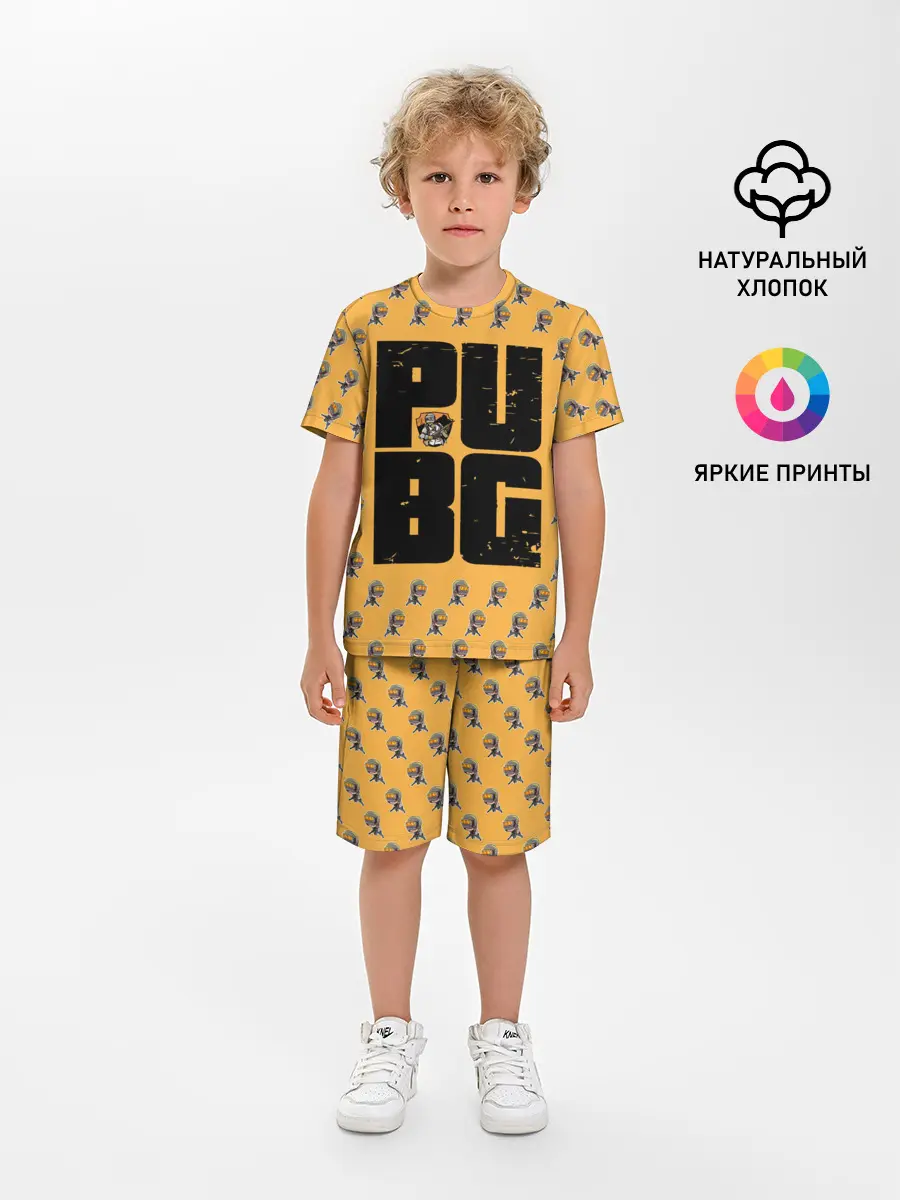 Детская пижама с шортами / PUBG PATTERN | ПУБГ ПАТТЕРН