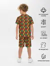 Детская пижама с шортами / Узор коренных индейцев америки