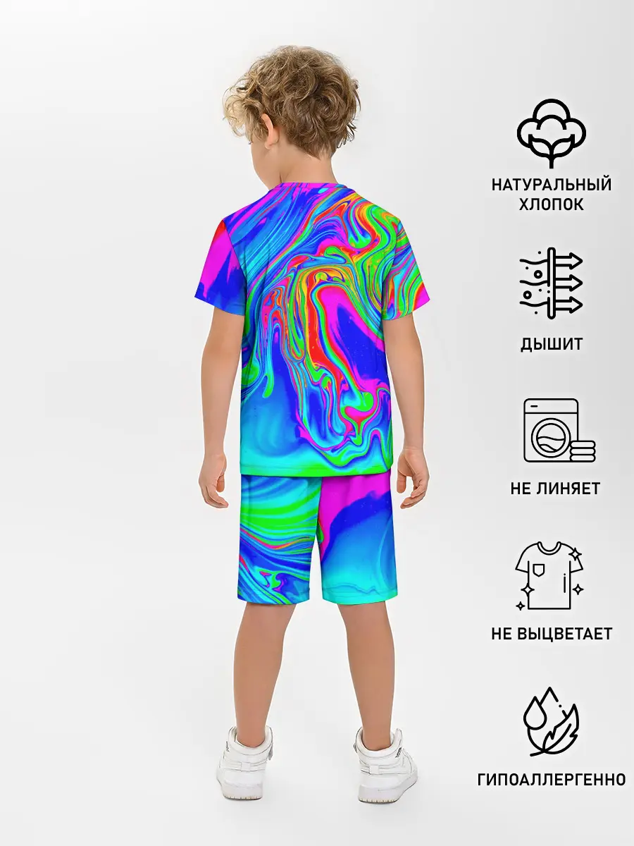 Детская пижама с шортами / Краска