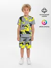 Детская пижама с шортами / Yellow camouflage