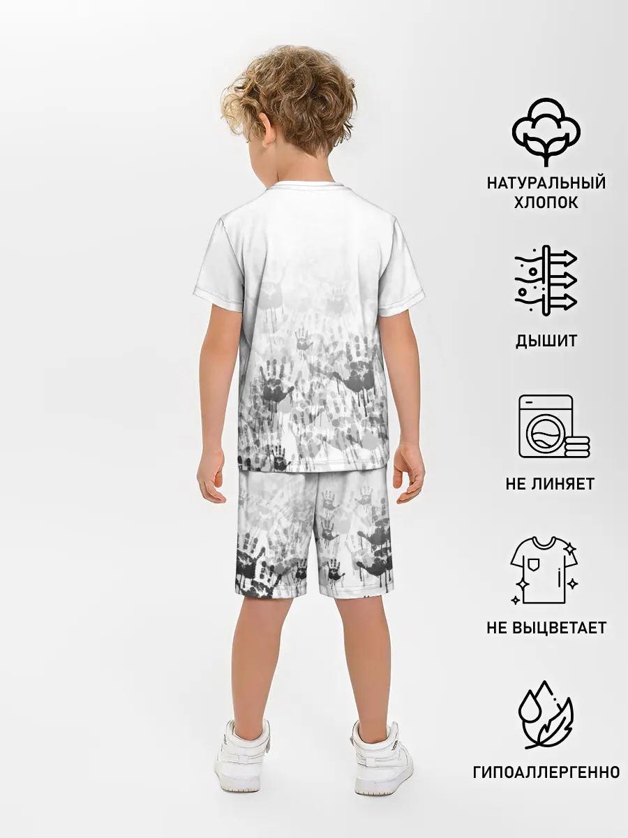 Детская пижама с шортами / nCoV | КОРОНАВИРУС