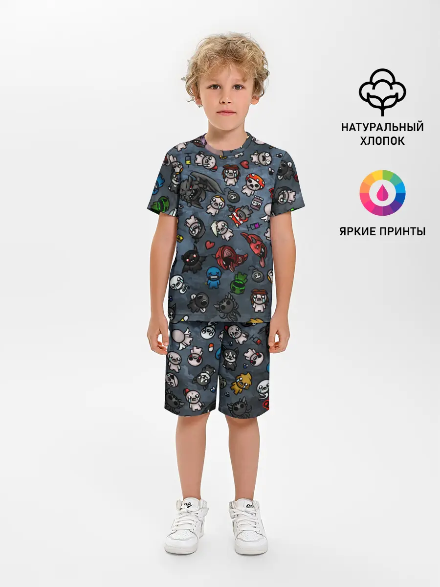 Детская пижама с шортами / Узор Исаака