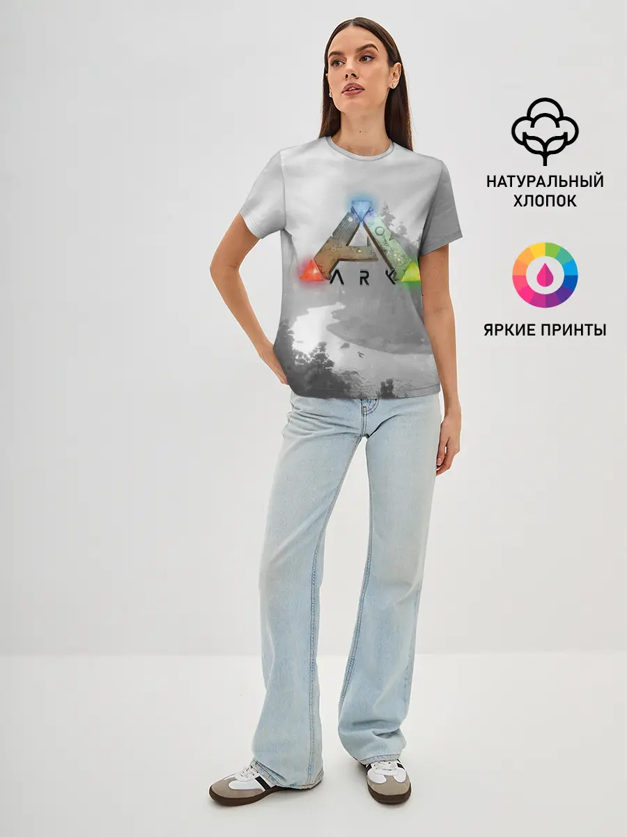 Женская базовая футболка / Ark Survival Evolved