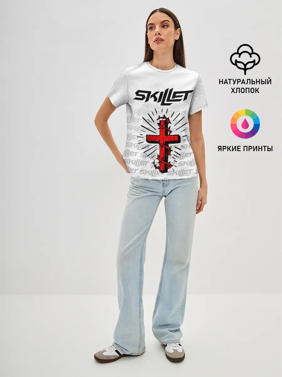 Женская базовая футболка / SKILLET