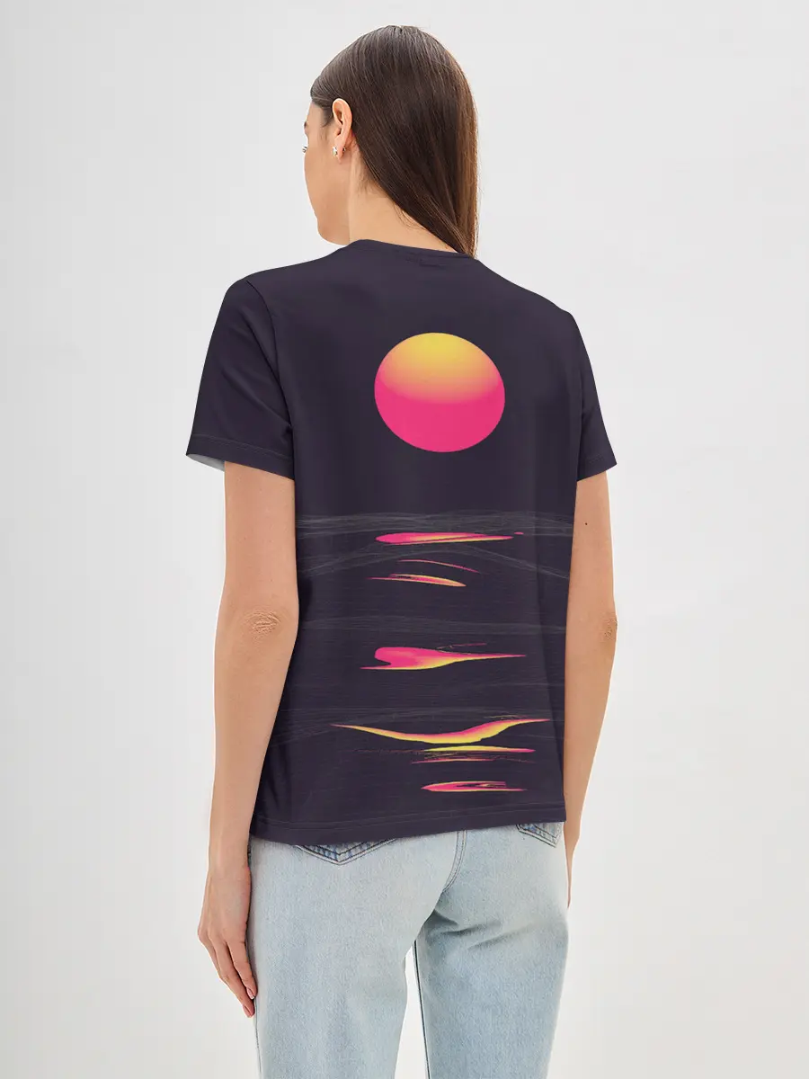 Женская базовая футболка / Абстракция