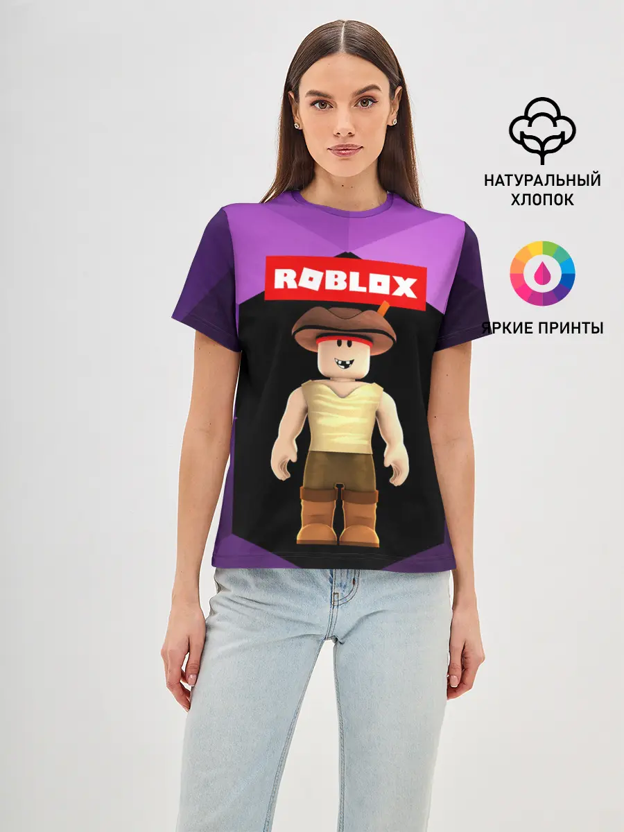 Женская базовая футболка / ROBLOX | РОБЛОКС
