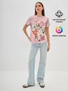 Женская базовая футболка / Flower