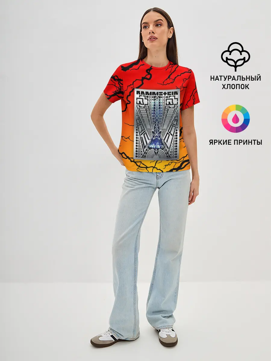 Женская базовая футболка / RAMMSTEIN