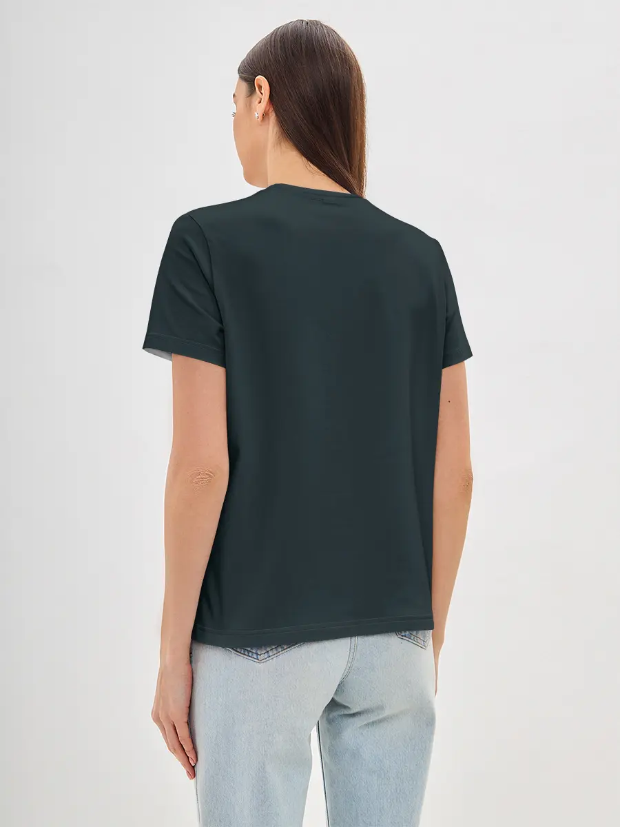 Женская базовая футболка / Заход Солнца