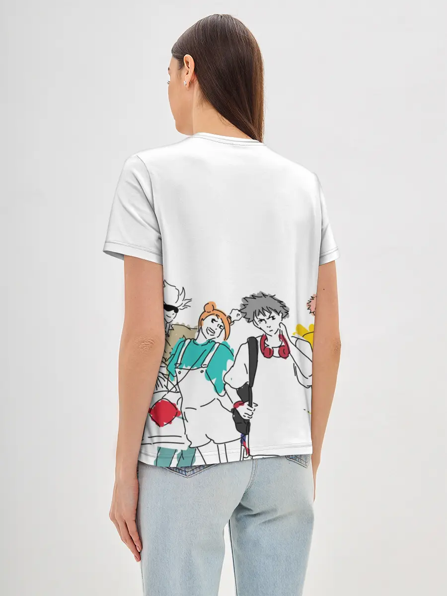 Женская базовая футболка / Итадори Юдзи - Jujutsu Kaisen