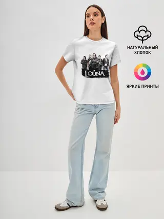 Женская базовая футболка / Louna