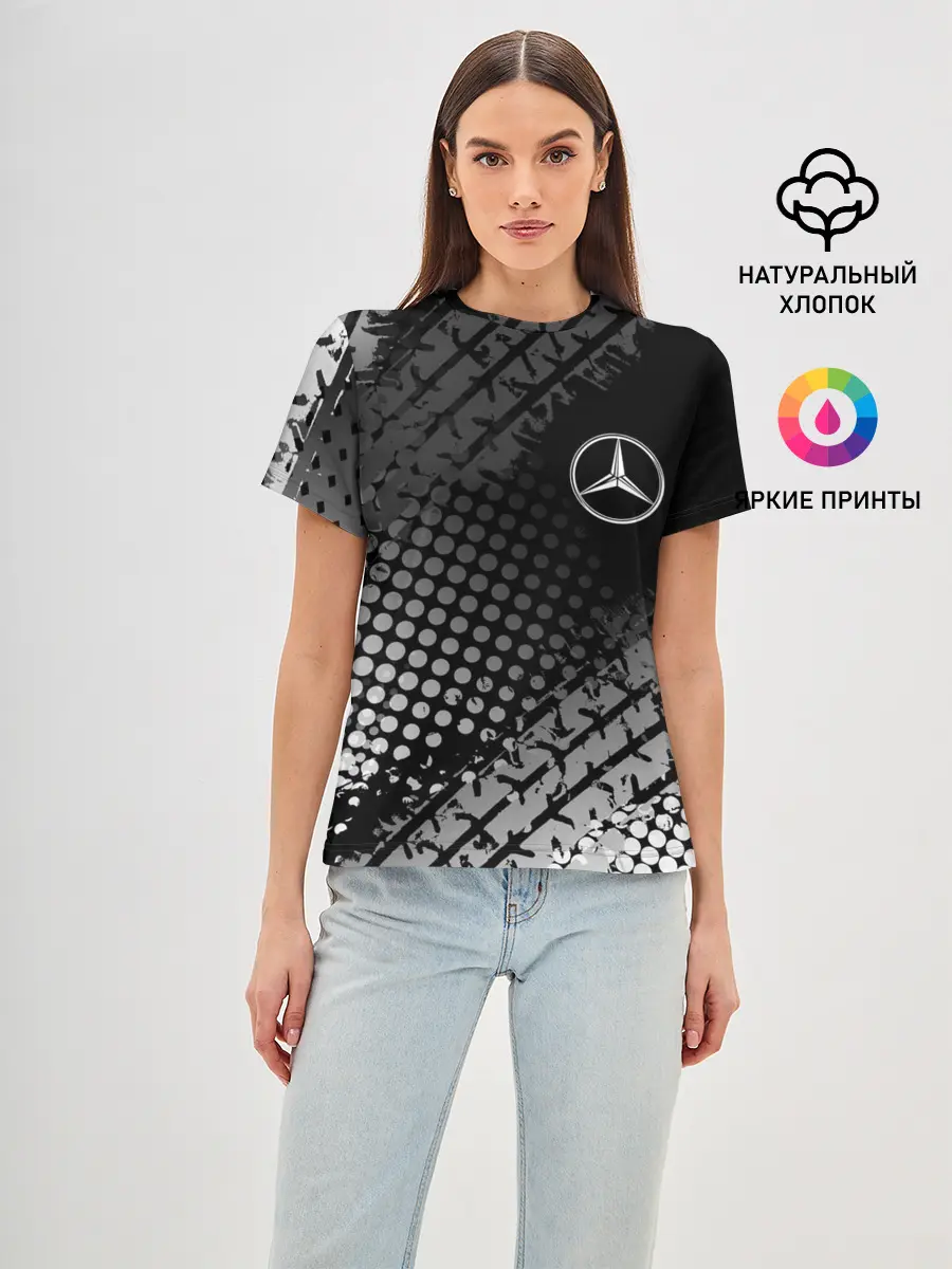 Женская базовая футболка / Mercedes-Benz