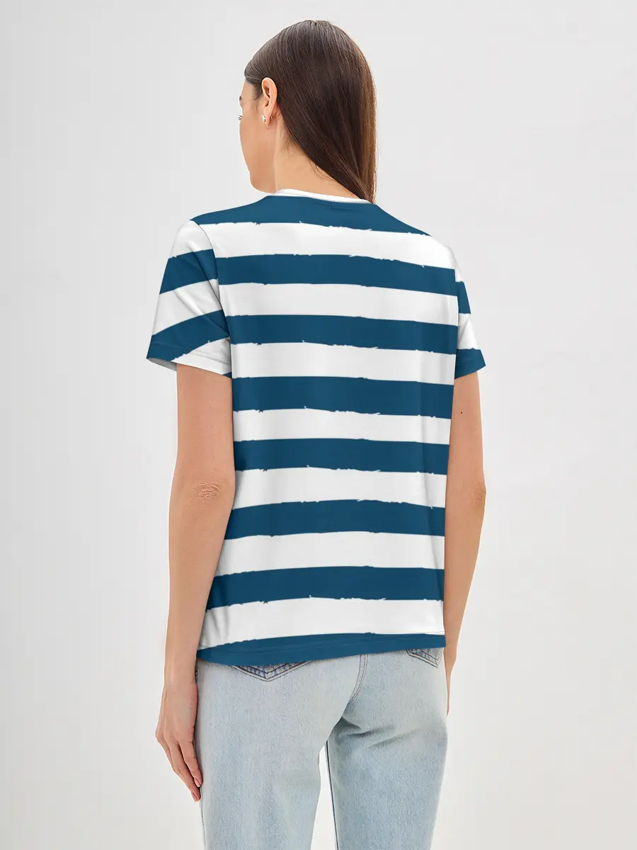 Женская базовая футболка / в спокойном море плохие моряки