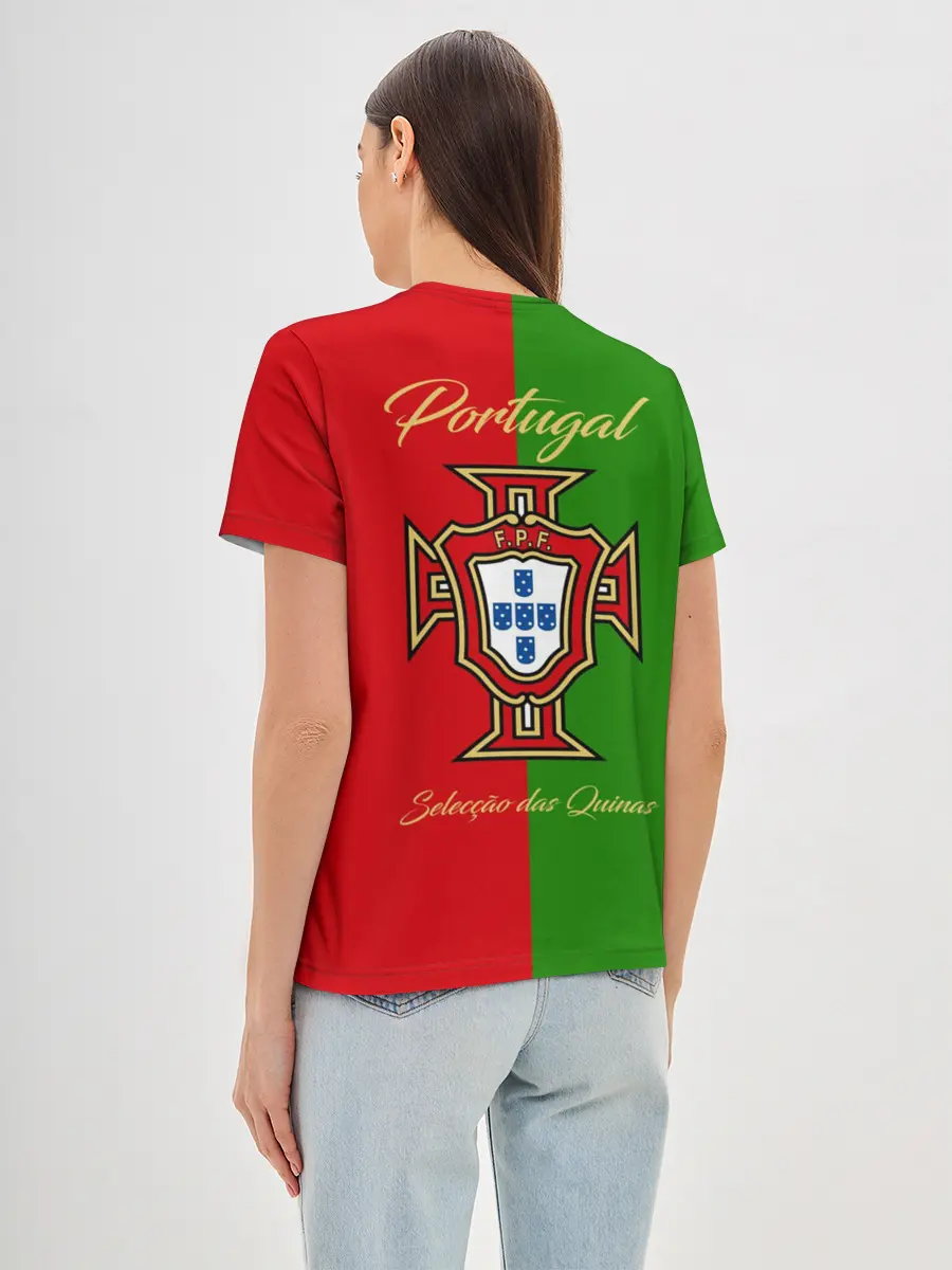 Женская базовая футболка / Сборная Португалии