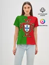 Женская базовая футболка / Сборная Португалии