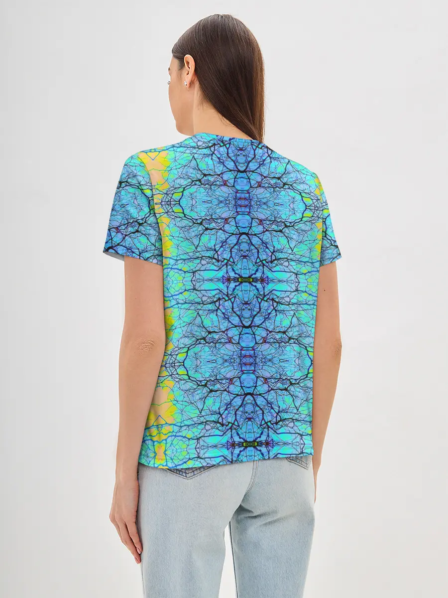 Женская базовая футболка / Психоделика