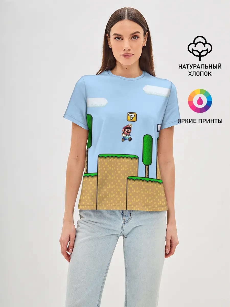 Женская базовая футболка / Mario
