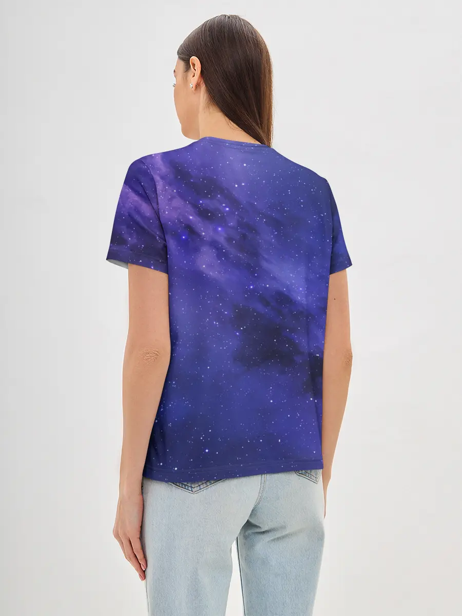 Женская базовая футболка / Космос