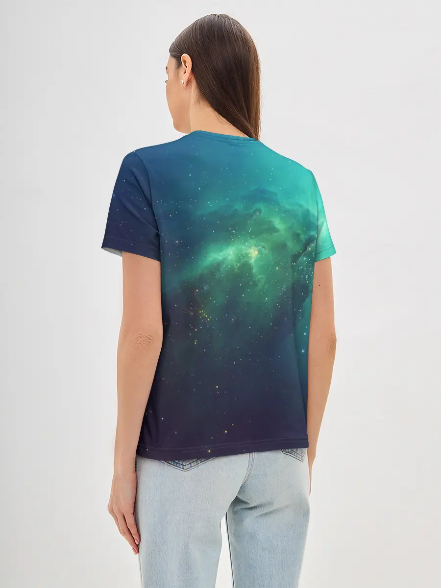 Женская базовая футболка / GALAXY