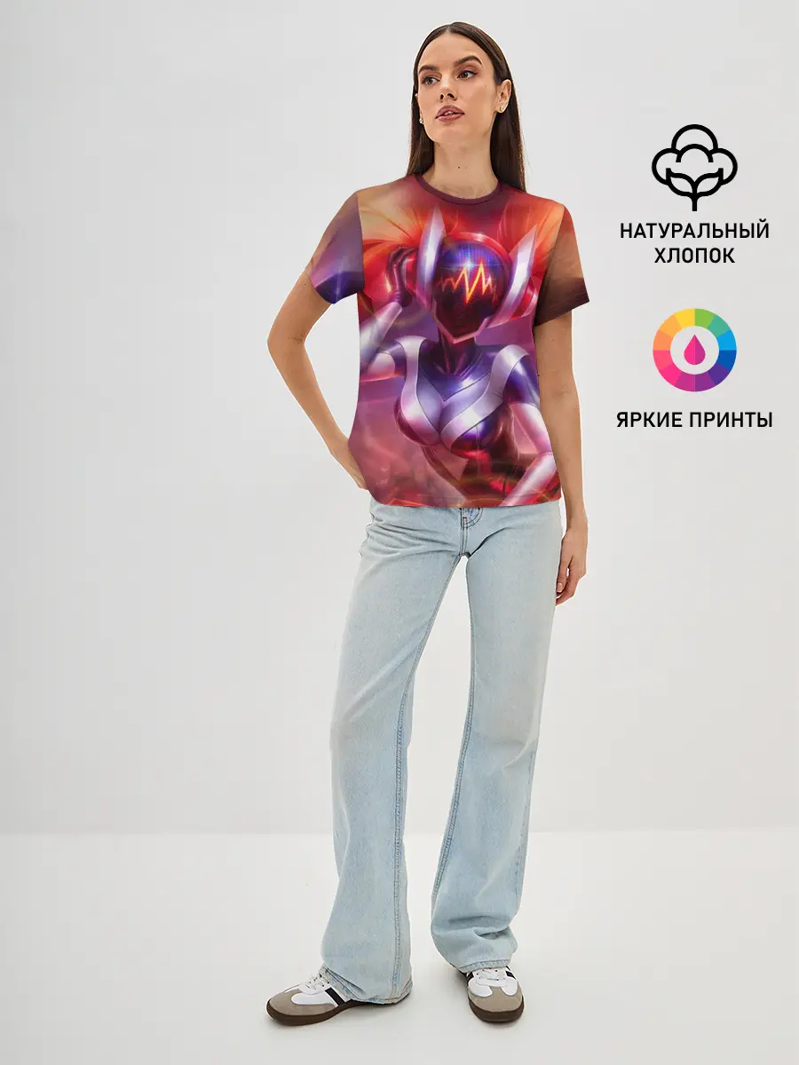 Женская базовая футболка / DJ Sona | League of Legends