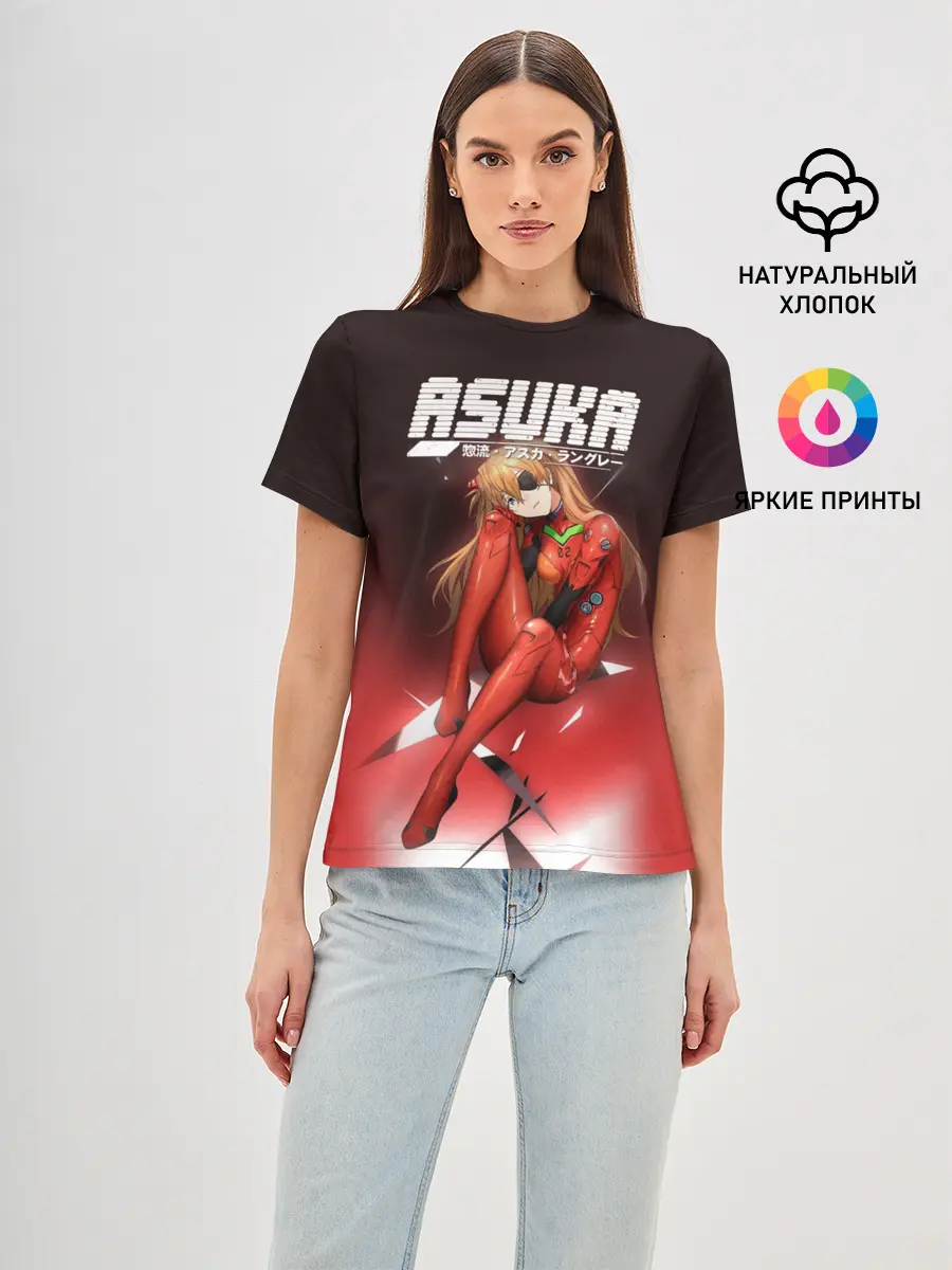Женская базовая футболка / Asuka Eva-02