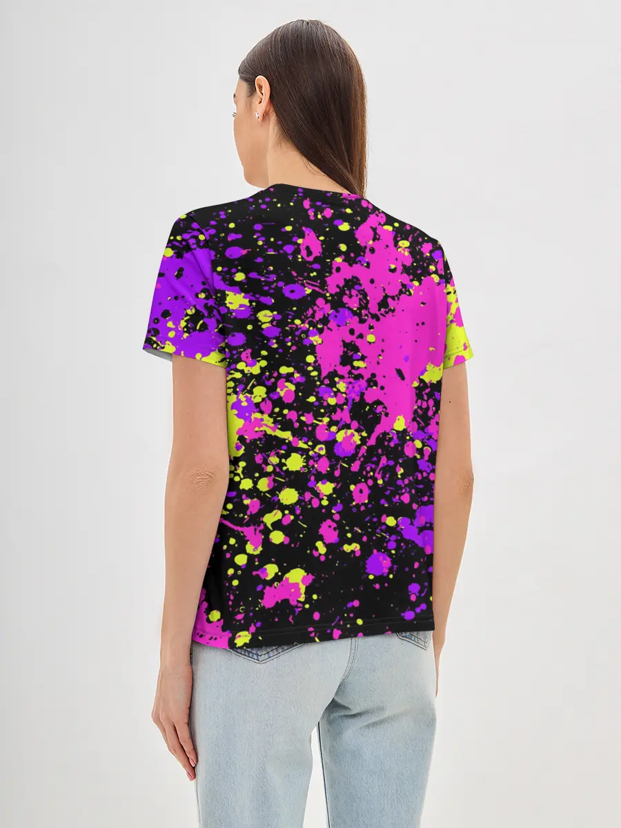 Женская базовая футболка / Парень и Девушка Friday Night